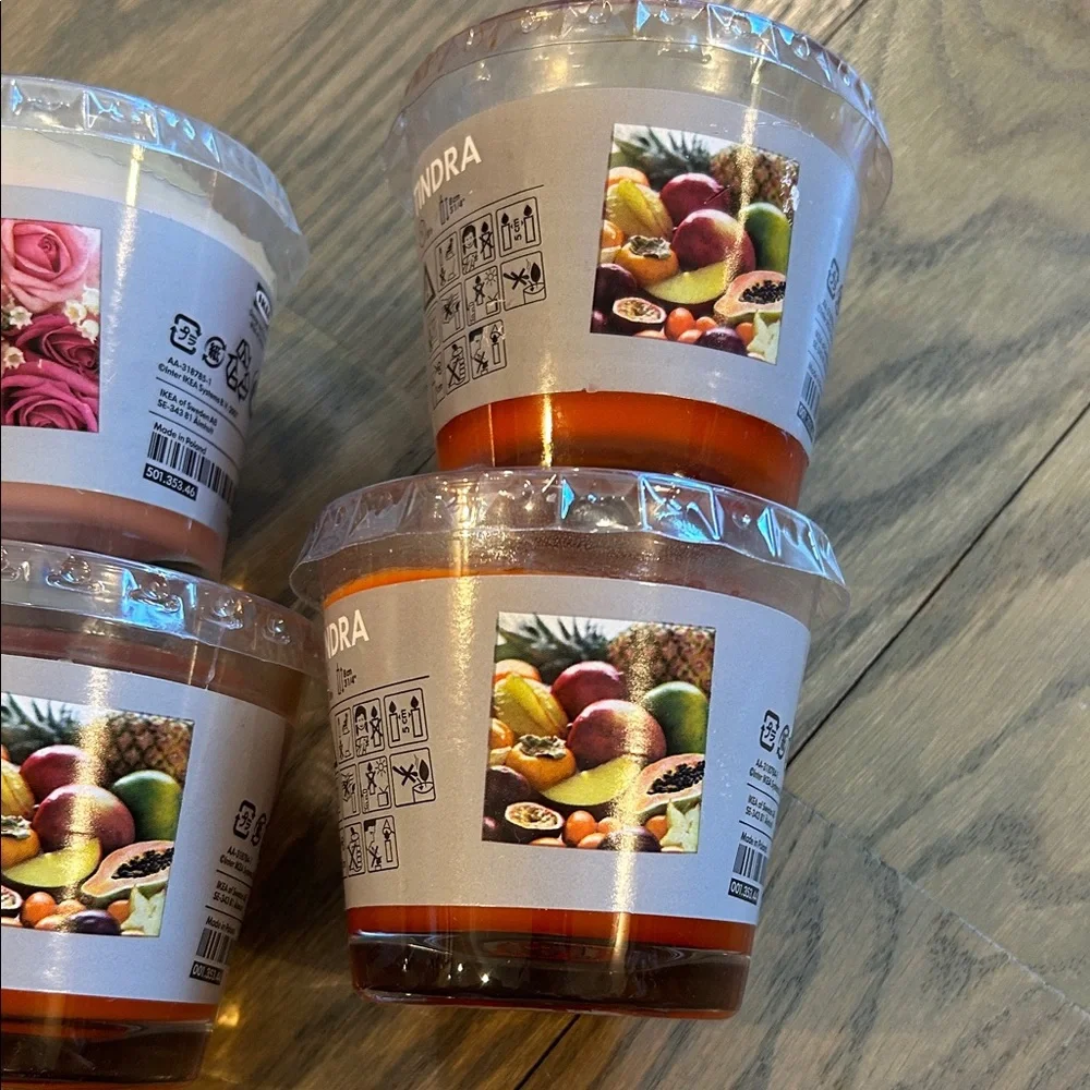 IKEA TINDRA Varied Scented Candles - Set of 6